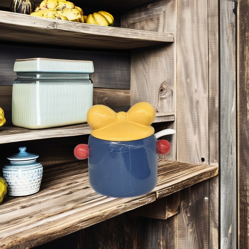 Напечатанное украшение Скандинавская керамическая емкость для домашнего декора стены и микроволновая печь