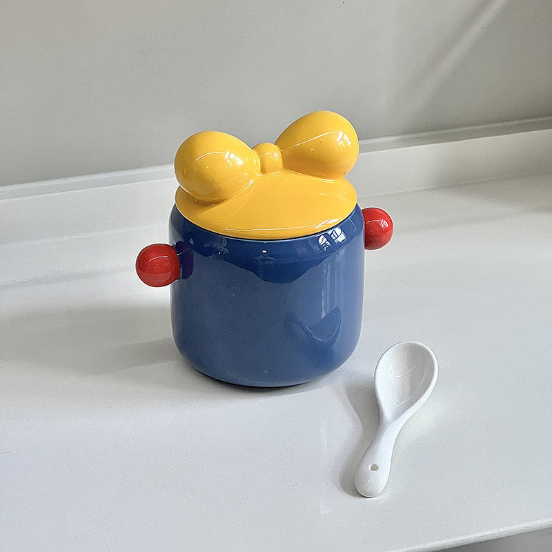 Винтажные керамические кухонные банки для чая, кофе, сахара, хранилища, пластиковые стеклянные крышки