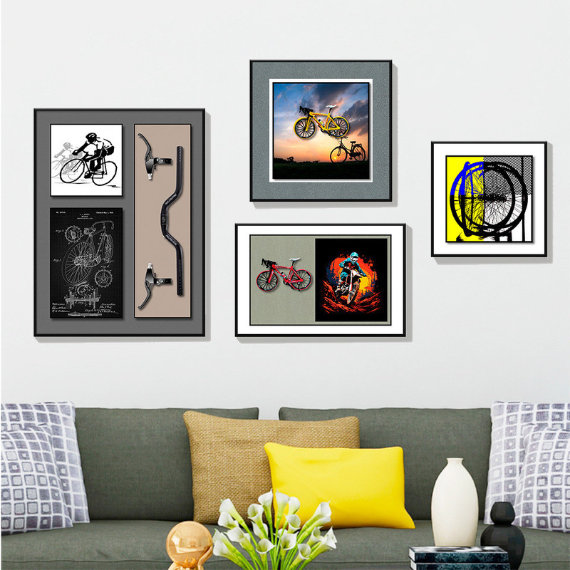 Конец современному 3D-покрытию велосипедов Порцелановая живопись с стильными кристаллическими строительными блоками