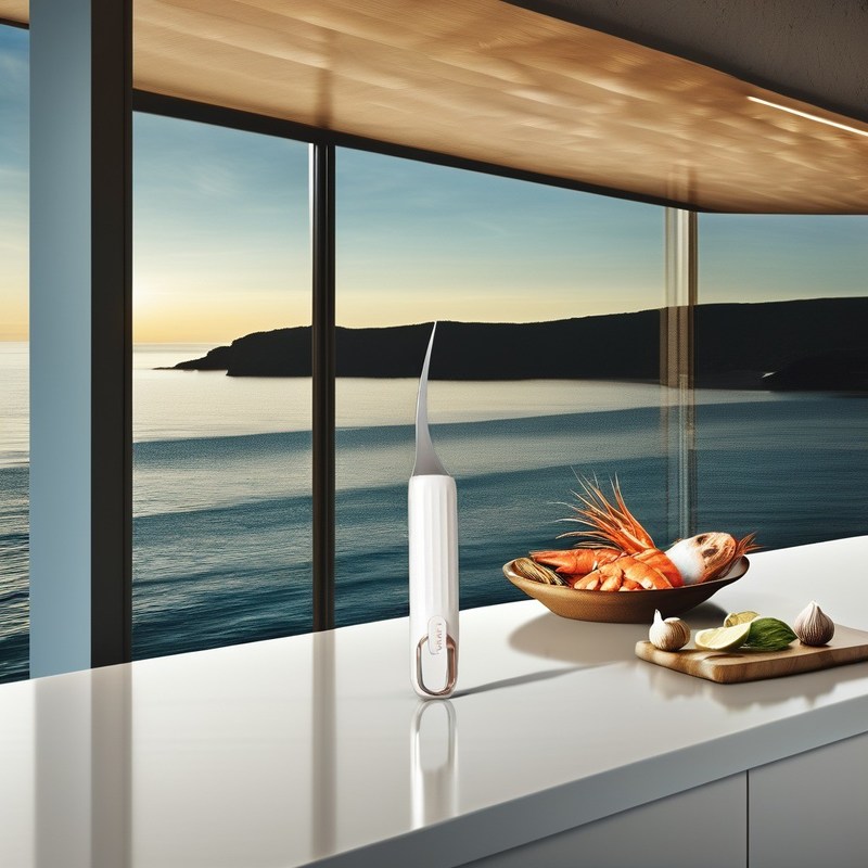 Металлический нож для переработки креветок и инструмент для переработки рыбной чешуи для приготовления морепродуктов