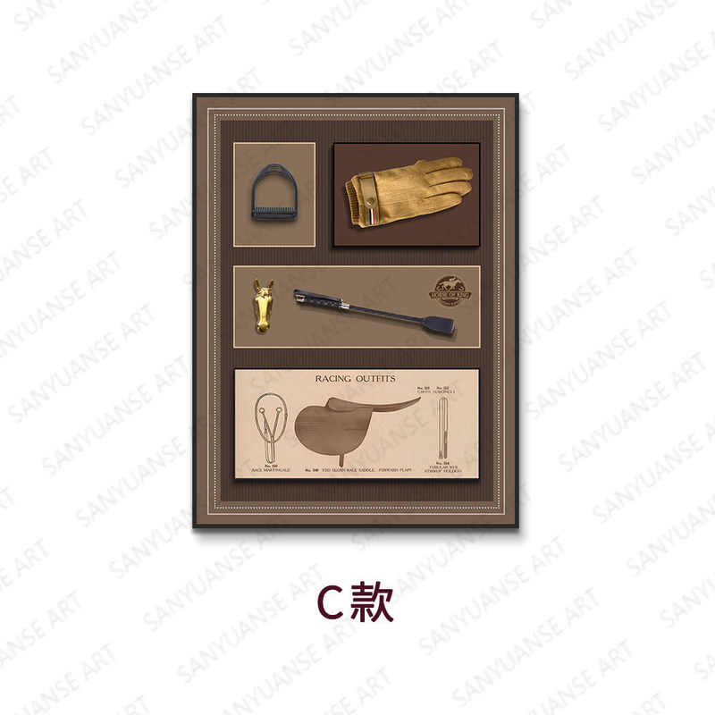 Современный европейский стиль трехмерная конная фреска для декорации гостиной