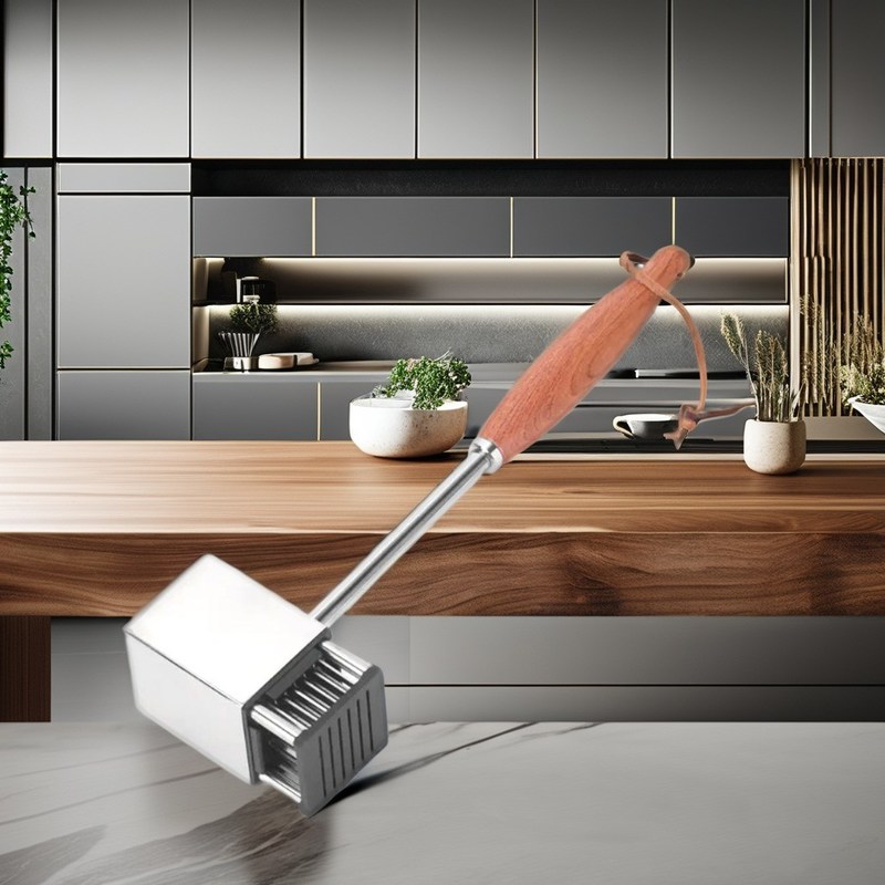 36-левый мясоомягчающий молоток из нержавеющей стали для омягчения стейка птица индейка