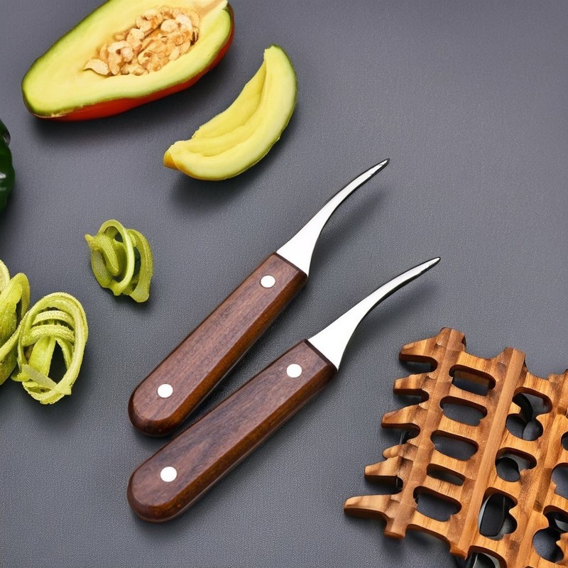 Растяжка для очистки креветок из нержавеющей стали с ножом для рыбного живота