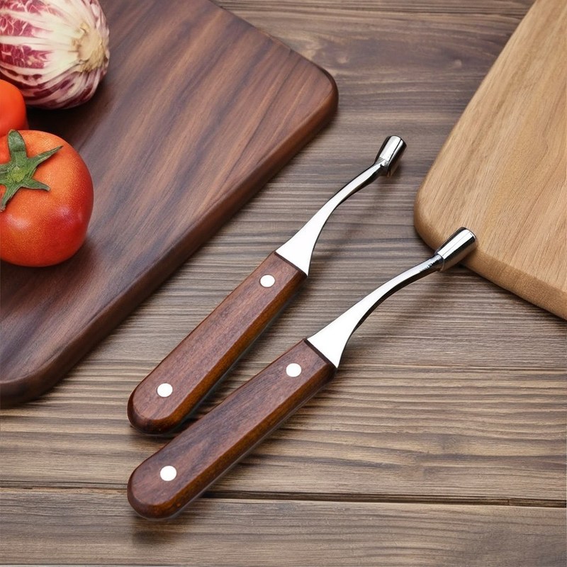 Логотип на заказ Логотип многоцелевой нержавеющей стали креветочный очиститель и рыбный нож