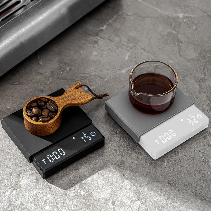Мини-USB espresso кофе взвешивание веса 0.1g цифровой автоматической капли 2000g вместимость