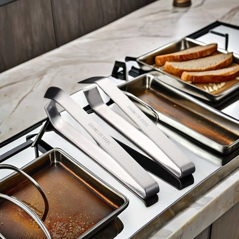 Бамбуковые зажимы из нержавеющей стали Эпиляторные пинцеты для домашней кухни