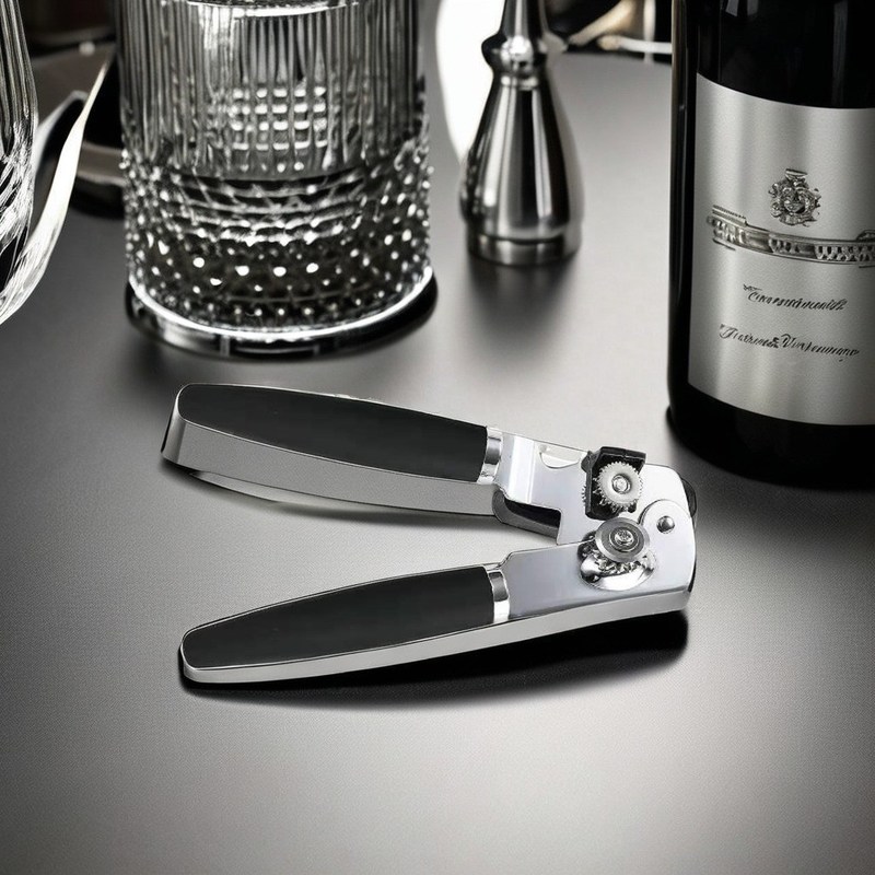 Подарки на заказ Ручной открыватель бутылок из нержавеющей стали для пива с легкой винтовой ручкой