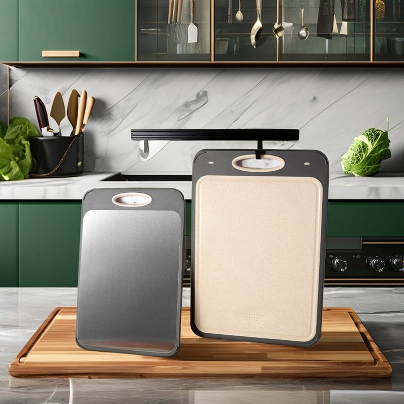 Сгущенная пластиковая рама и экологически чистый бамбук PP антискользящий режущий доски для кухни