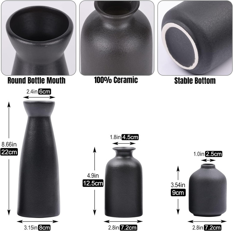 Антикварная линия поверхность Art Deco керамическая цветочная ваза на остекленные для домашнего убранства