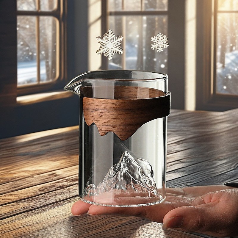 Классический дизайн Ручная чашка для гостиницы Прозрачная 240 мл экологически чистая стеклянная чашка