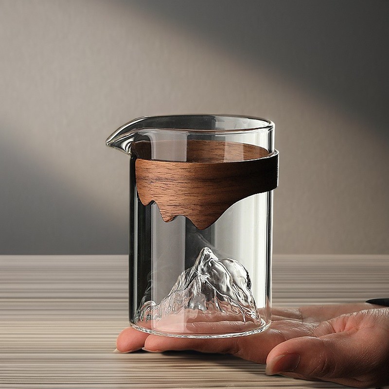 240 мл экологически чистый стеклянный чайный стакан ручной работы Прозрачный для гостиниц