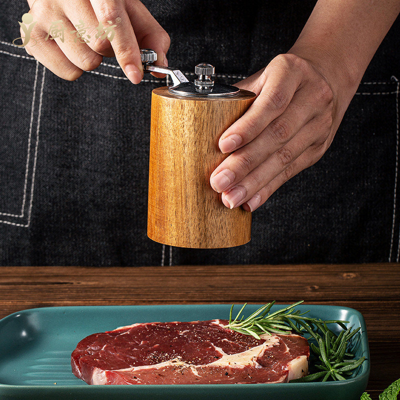 Регулируемая грубость Ручная мельница льняных семян в древесном материале для перечной мельницы