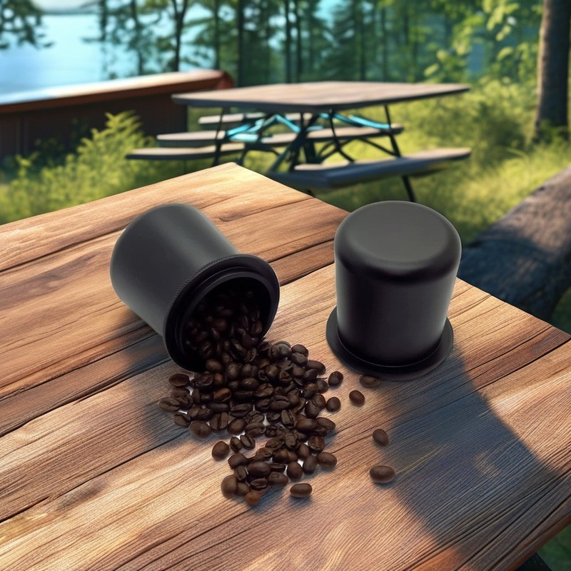 Экологически чистый подающий порошок эспрессо с дозировочной чашей для кофе