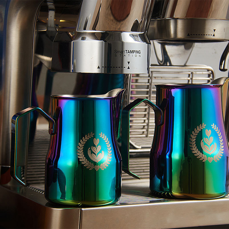 Функция молока из пенообразующего нержавеющего стали Молочный кружок для эспрессо 350 мл или 500 мл