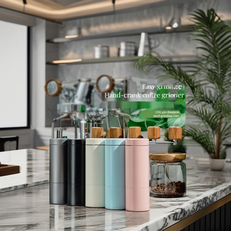 Экологически чистый керамический ручной кофейный мельчик, идеальный для любителей кофе