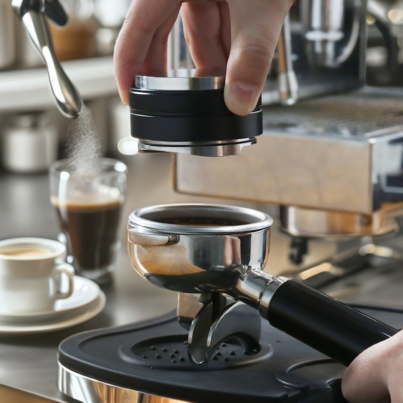 Металлический кофейный выравнивающий инструмент для кафе аксессуаров 54 мм двойной головы Эспрессо Tamper дистрибьютор