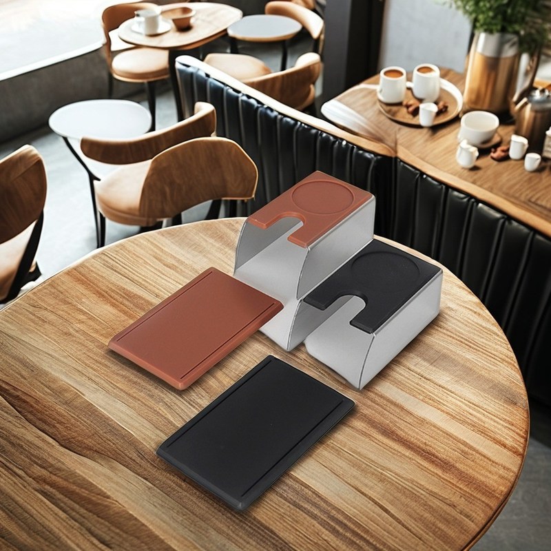 Нержавеющая сталь и твердое дерево Эспрессо Tamper станции дизайн улучшить ваш вкус кофе