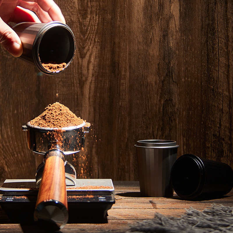 Нержавеющая сталь Barista дозирующая чашка настраиваемая для точного измерения порошка кофе