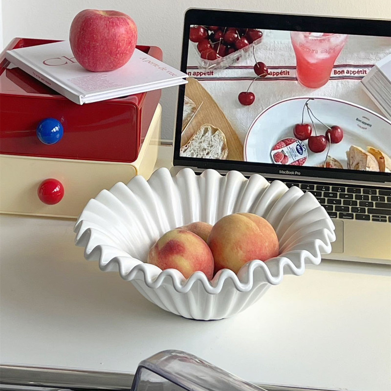 Элегантная шикарная пластиковая салатная миска для кухонного декора и праздников