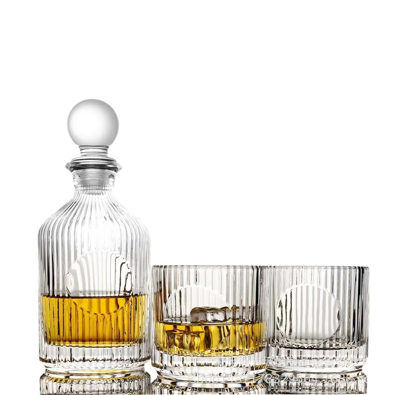 310 мл старомодный вращающийся стакан Tumbler Shot Whiskey Glasses с вращающимся дизайном